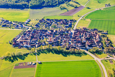 Du nord-ouest à le quartier Ostheim in Hofheim in Unterfranken dans le département Bavière, Allemagne