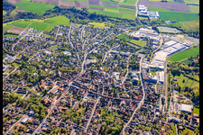 De l'ouest à Bad Rodach dans le département Bavière, Allemagne