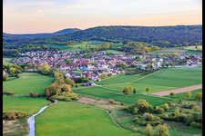 Du nord-est à Reckendorf dans le département Bavière, Allemagne