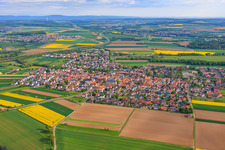 Du sud à Geldersheim dans le département Bavière, Allemagne