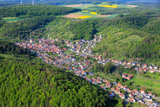 Du nord-est à Sulzthal dans le département Bavière, Allemagne