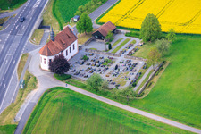 Sainte-Croix (Chapelle de la Croix) sur la B287 à le quartier Machtilshausen in Elfershausen dans le département Bavière, Allemagne