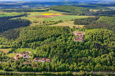Château de Saaleck, Académie de musique bavaroise Hammelburg et ancienne église monastique dans la vieille ville à Hammelburg dans le département Bavière, Allemagne