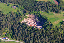 Carrière du sud à le quartier Tennenbronn in Schramberg dans le département Bade-Wurtemberg, Allemagne