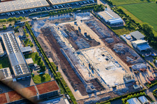 Zone industrielle de Landau Est avec le site de démolition de l'ancien site de Ronal GmbH (anciennement Alcan Aluminium-Presswerk Pfalz GmbH), fermé depuis 2005. à Landau in der Pfalz dans le département Rhénanie-Palatinat, Allemagne