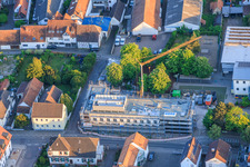 Chantier de construction de la nouvelle cafétéria de l'école primaire Ludwig-Riedinger à Kandel dans le département Rhénanie-Palatinat, Allemagne