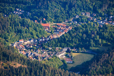 Du sud à Schiltach dans le département Bade-Wurtemberg, Allemagne