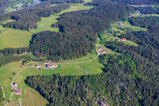 Le district de Ramstein, vu du sud-est à le quartier Tennenbronn in Schramberg dans le département Bade-Wurtemberg, Allemagne