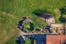 Biotope du site de camping-cars de Hutneck à Schramberg dans le département Bade-Wurtemberg, Allemagne