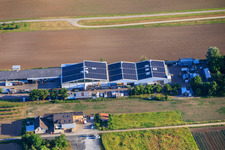 Parc industriel Rheinfeldstraße avec Celsa Messgeräte GmbH et Solisation GmbH à le quartier Mechtersheim in Römerberg dans le département Rhénanie-Palatinat, Allemagne