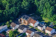 Chantier de construction d'une nouvelle maison de six logements sur Elsässer Straße à Kandel dans le département Rhénanie-Palatinat, Allemagne