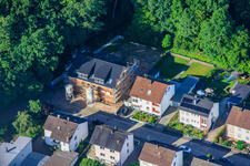 Chantier de construction d'une nouvelle maison de six logements sur Elsässer Straße à Kandel dans le département Rhénanie-Palatinat, Allemagne