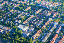 Chemin de bride x rue Hermsheim à le quartier Neuhermsheim in Mannheim dans le département Bade-Wurtemberg, Allemagne