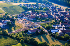 Aménagement du nouveau quartier résidentiel du domaine viticole de Lindenhof à le quartier Klingen in Heuchelheim-Klingen dans le département Rhénanie-Palatinat, Allemagne