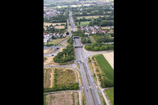 Passage souterrain de l'A65 à la sortie 16 Landau-Zentrum à le quartier Queichheim in Landau in der Pfalz dans le département Rhénanie-Palatinat, Allemagne
