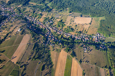 Du nord-est à Langensoultzbach dans le département Bas Rhin, France
