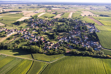 Du sud à Eberbach-Seltz dans le département Bas Rhin, France