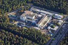 Usine de retraitement de Karlsruhe (WAK) à Linkenheim-Hochstetten dans le département Bade-Wurtemberg, Allemagne