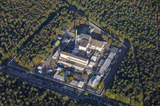 Usine de retraitement de Karlsruhe (WAK) à Linkenheim-Hochstetten dans le département Bade-Wurtemberg, Allemagne