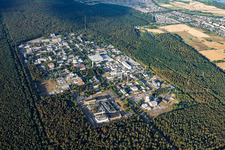 Campus Nord de l'Institut de technologie de Karlsruhe (KT) au nord-est à le quartier Leopoldshafen in Eggenstein-Leopoldshafen dans le département Bade-Wurtemberg, Allemagne