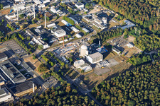 Institut de technologie de Karlsruhe - Campus Nord avec réacteur de recherche polyvalent de Karlsruhe à le quartier Leopoldshafen in Eggenstein-Leopoldshafen dans le département Bade-Wurtemberg, Allemagne