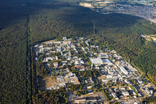 Campus Nord de l'Institut de technologie de Karlsruhe (KT) au nord-est à le quartier Leopoldshafen in Eggenstein-Leopoldshafen dans le département Bade-Wurtemberg, Allemagne