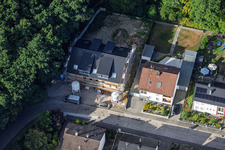 Chantier de construction d'une nouvelle maison de six logements sur Elsässer Straße à Kandel dans le département Rhénanie-Palatinat, Allemagne