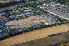 Travaux de construction sur le site du nouveau centre logistique de Cain International par le promoteur du projet NVELOP à Landau in der Pfalz dans le département Rhénanie-Palatinat, Allemagne