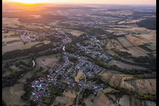 Du sud-est à Frauenberg dans le département Moselle, France