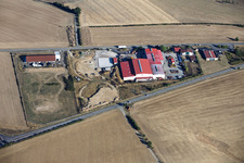 Parc industriel avec Construction Métallique et MTM Motocross à Volmunster dans le département Moselle, France