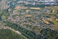 Du sud-est à Sarreinsming dans le département Moselle, France