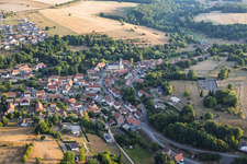 Du sud-ouest à Volmunster dans le département Moselle, France