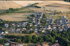 Nouveau quartier d'aménagement, rue Victor-Hugo à Volmunster dans le département Moselle, France