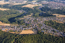 Du sud-est à le quartier Erlenbrunn in Pirmasens dans le département Rhénanie-Palatinat, Allemagne