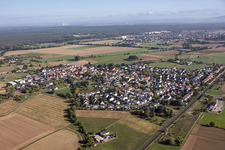 Du sud-ouest à le quartier Sickenhofen in Babenhausen dans le département Hesse, Allemagne