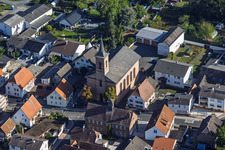 Église protestante Sickenhofen à le quartier Sickenhofen in Babenhausen dans le département Hesse, Allemagne