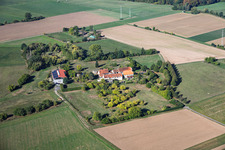 Ancienne briqueterie sur Ziegelweg à le quartier Sickenhofen in Babenhausen dans le département Hesse, Allemagne