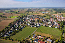 Rue Carnation à le quartier Sickenhofen in Babenhausen dans le département Hesse, Allemagne