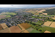 Du nord-est à le quartier Richen in Groß-Umstadt dans le département Hesse, Allemagne