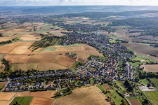 De l'ouest à le quartier Mosbach in Schaafheim dans le département Hesse, Allemagne