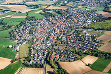 Du sud-ouest à le quartier Pflaumheim in Großostheim dans le département Bavière, Allemagne