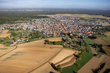 Du sud à Schaafheim dans le département Hesse, Allemagne