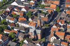 Église protestante Langstadt à le quartier Langstadt in Babenhausen dans le département Hesse, Allemagne