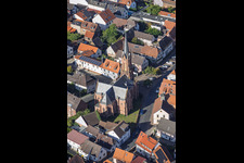 Église protestante Langstadt à le quartier Langstadt in Babenhausen dans le département Hesse, Allemagne