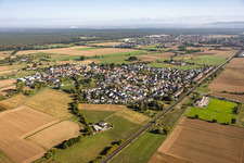 Du sud-ouest à le quartier Sickenhofen in Babenhausen dans le département Hesse, Allemagne