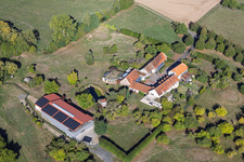 Ancienne briqueterie sur Ziegelweg à le quartier Sickenhofen in Babenhausen dans le département Hesse, Allemagne