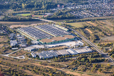 Parc industriel d'Uchtweide avec Seifert Logistics Group, Mercedes-Benz, Logo-Pack GmbH Export Packaging et Dambach Lagersysteme GmbH & Co. KG à Bischweier dans le département Bade-Wurtemberg, Allemagne