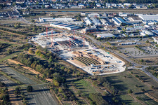Chantier du nouveau site de VEGA Grieshaber KG dans le parc industriel «Ober-Hardrain» à Kuppenheim dans le département Bade-Wurtemberg, Allemagne
