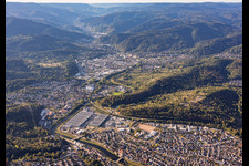 Vallée de Murgtal au nord à le quartier Hörden in Gaggenau dans le département Bade-Wurtemberg, Allemagne