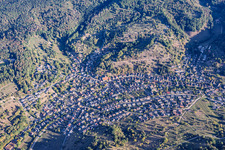 Du sud à le quartier Michelbach in Gaggenau dans le département Bade-Wurtemberg, Allemagne